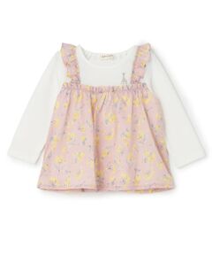 Sophie la girafe / キリンのソフィー その他トップス | 実と葉っぱ柄レイヤードチュニック【日本製】