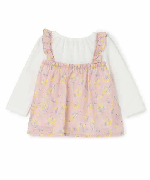 Sophie la girafe / キリンのソフィー その他トップス | 実と葉っぱ柄レイヤードチュニック【日本製】 | 詳細1