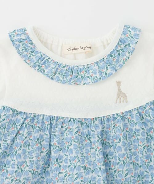 Sophie la girafe / キリンのソフィー その他トップス | 花柄半袖チュニック【日本製】 | 詳細2