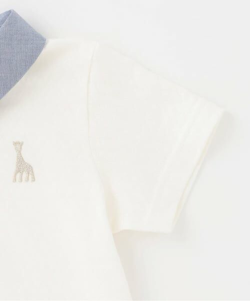 Sophie la girafe / キリンのソフィー シャツ・ブラウス | 蝶ネクタイシャツ【日本製】 | 詳細4
