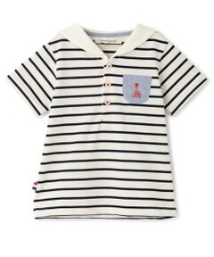 Sophie la girafe / キリンのソフィー Tシャツ | セーラーボーダー半袖Tシャツ【日本製】