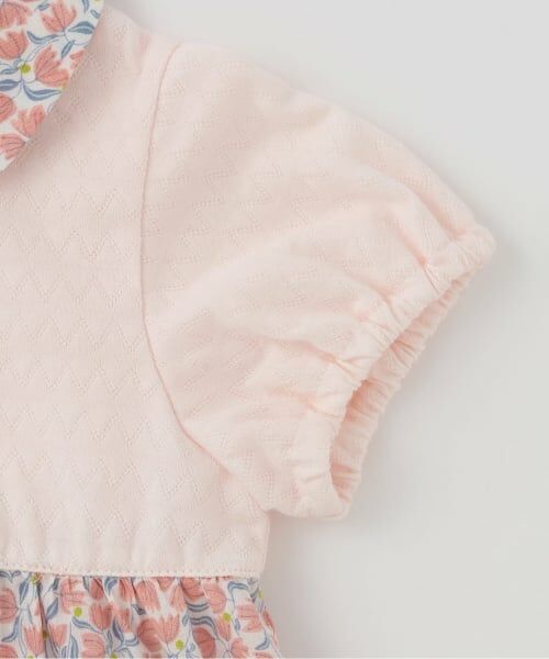 Sophie la girafe / キリンのソフィー ミニ丈・ひざ丈ワンピース | 花柄ワンピース【日本製】 | 詳細3