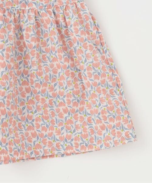 Sophie la girafe / キリンのソフィー ミニ丈・ひざ丈ワンピース | 花柄ワンピース【日本製】 | 詳細4