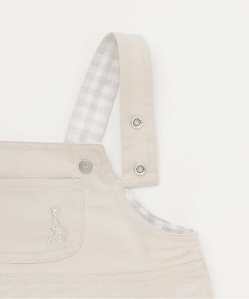 Sophie la girafe / キリンのソフィー ミニ丈・ひざ丈ワンピース | ジャンパースカート【日本製】 | 詳細3