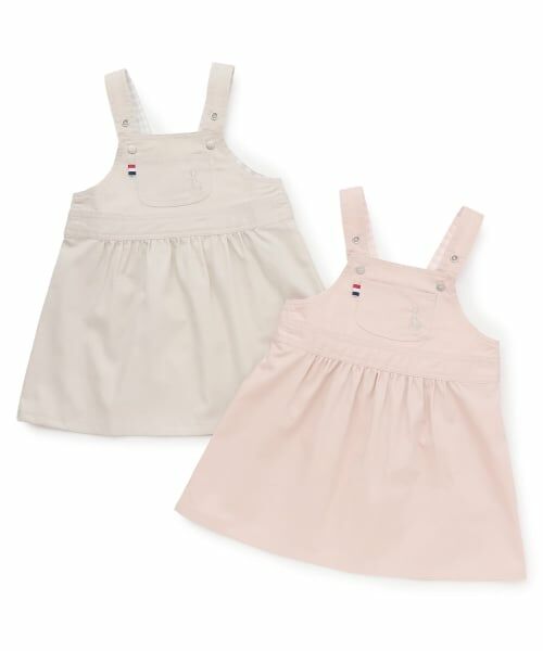 Sophie la girafe / キリンのソフィー ミニ丈・ひざ丈ワンピース | ジャンパースカート【日本製】 | 詳細7