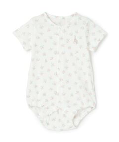 Sophie la girafe / キリンのソフィー ロンパース | 花柄ボディスーツ【日本製】