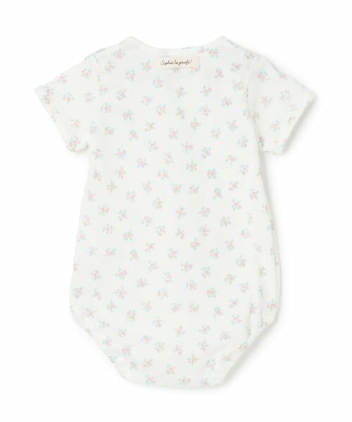 Sophie la girafe / キリンのソフィー ロンパース | 花柄ボディスーツ【日本製】 | 詳細1