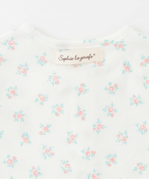 Sophie la girafe / キリンのソフィー ロンパース | 花柄ボディスーツ【日本製】 | 詳細5