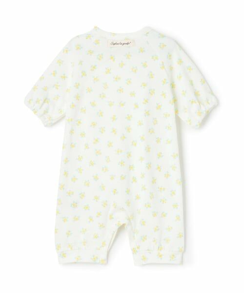 Sophie la girafe / キリンのソフィー 肌着 | 花柄プリントNEWBORNウェア【日本製】 | 詳細1