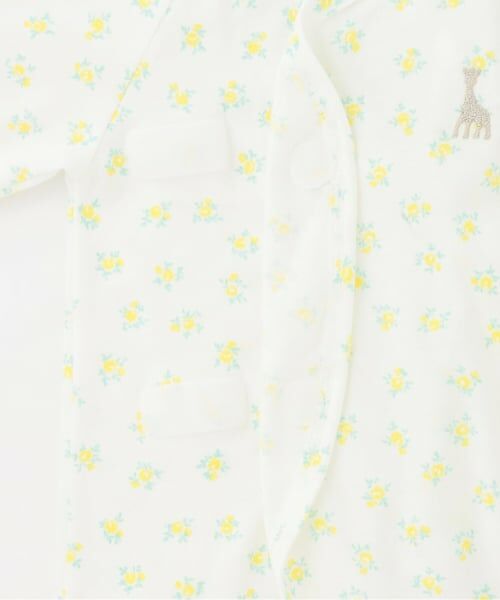 Sophie la girafe / キリンのソフィー 肌着 | 花柄プリントNEWBORNウェア【日本製】 | 詳細5