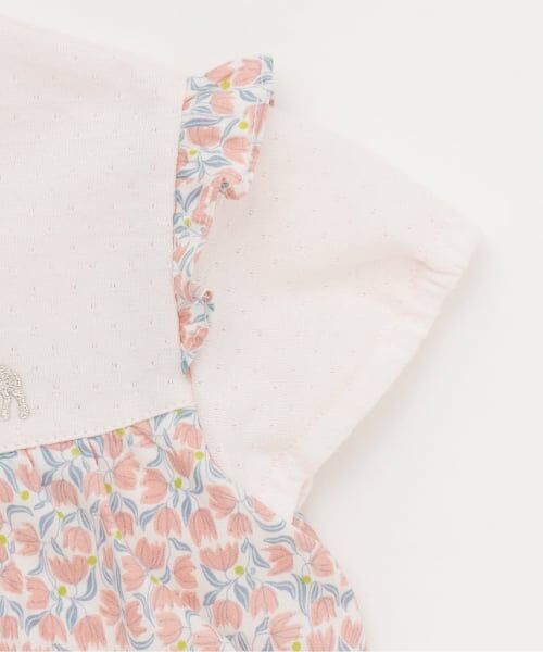 Sophie la girafe / キリンのソフィー ロンパース | 花柄ショートオール | 詳細3