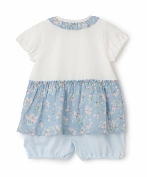 Sophie la girafe / キリンのソフィー ロンパース | 実と葉っぱ柄ショートオール | 詳細1