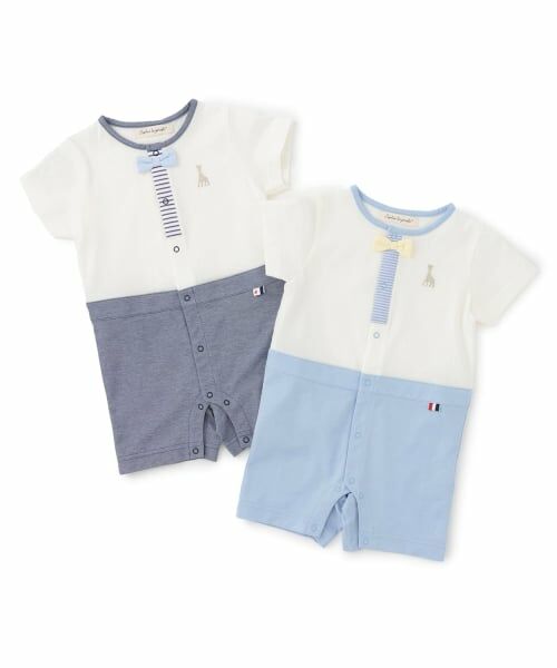 Sophie la girafe / キリンのソフィー ロンパース | サスペンダーショートオール | 詳細6