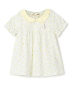 Sophie la girafe / キリンのソフィー Tシャツ | 花柄プリント半袖Tシャツ