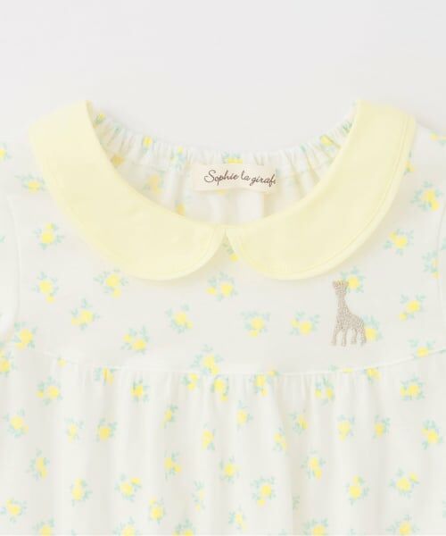 Sophie la girafe / キリンのソフィー Tシャツ | 花柄プリント半袖Tシャツ | 詳細2