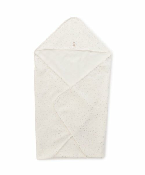 Sophie la girafe / キリンのソフィー ベビー・キッズウエア | スターダストパイルアフガン【日本製】（オフ ホワイト）