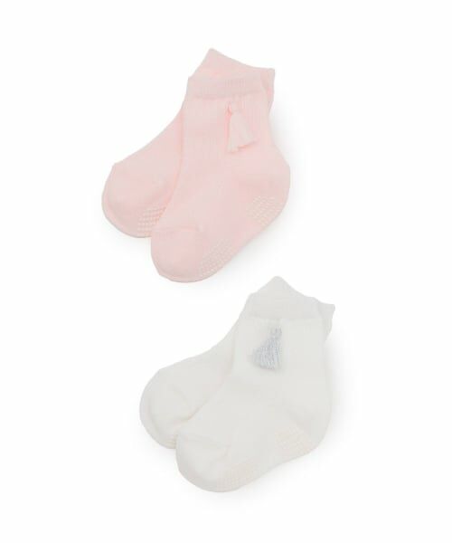 Sophie la girafe / キリンのソフィー ベビー・キッズウエア | タッセルつきソックス【日本製】 | 詳細3