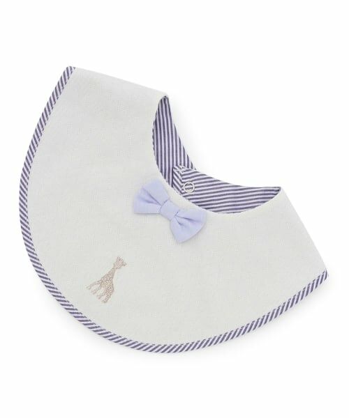 Sophie la girafe / キリンのソフィー スタイ・ビブ | 蝶ネクタイスタイ（オフ ホワイト）