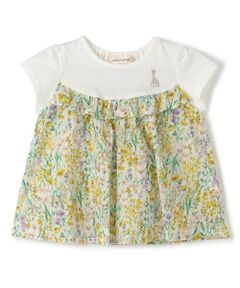 Sophie la girafe / キリンのソフィー その他トップス | リップル花柄半袖チュニック