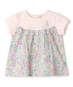 Sophie la girafe / キリンのソフィー その他トップス | リップル花柄半袖チュニック