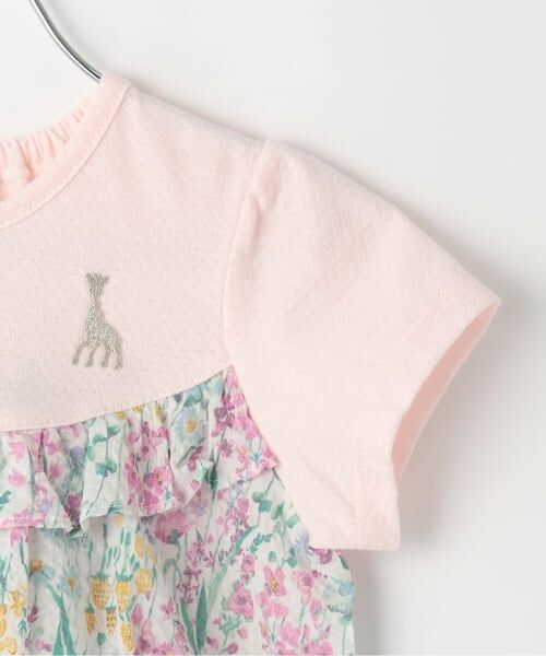Sophie la girafe / キリンのソフィー その他トップス | リップル花柄半袖チュニック | 詳細3