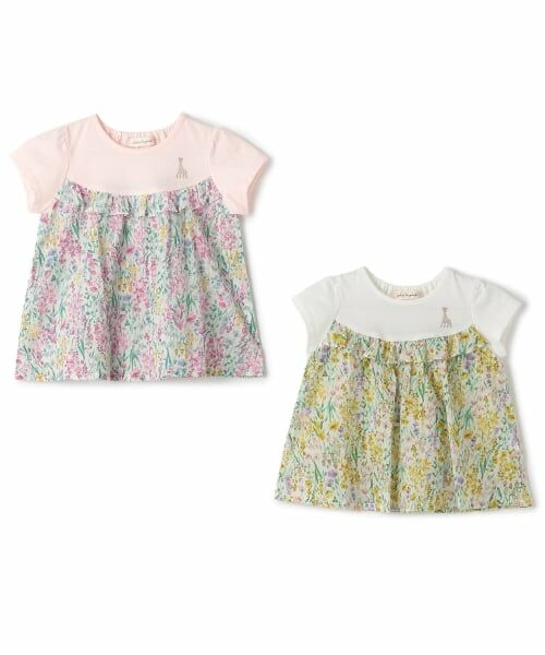 Sophie la girafe / キリンのソフィー その他トップス | リップル花柄半袖チュニック | 詳細6