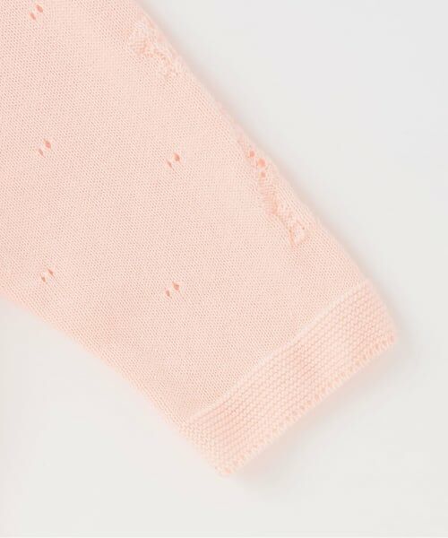 Sophie la girafe / キリンのソフィー ベビー・キッズウエア | 透かし編みカーディガン | 詳細3