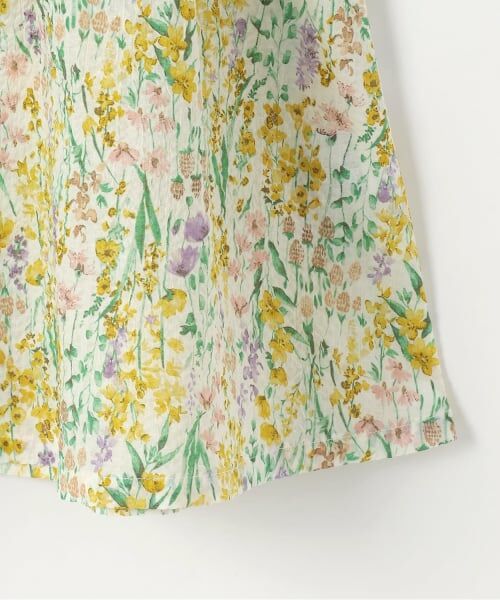 Sophie la girafe / キリンのソフィー ミニ丈・ひざ丈ワンピース | リップル花柄半袖ワンピース | 詳細4