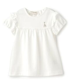 Sophie la girafe / キリンのソフィー ベビー・キッズウエア | レース半袖Tシャツ【日本製】