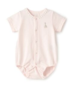 Sophie la girafe / キリンのソフィー ロンパース | レース半袖ボディスーツ