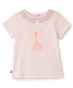 Sophie la girafe / キリンのソフィー ベビー・キッズウエア | 衿つきソフィプリント半袖Tシャツ
