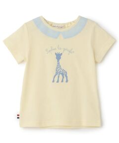 Sophie la girafe / キリンのソフィー ベビー・キッズウエア | 衿つきソフィプリント半袖Tシャツ
