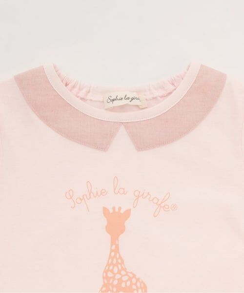 Sophie la girafe / キリンのソフィー ベビー・キッズウエア | 衿つきソフィプリント半袖Tシャツ | 詳細2
