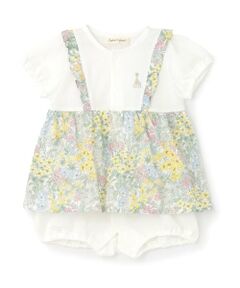 Sophie la girafe / キリンのソフィー ロンパース | 花柄ショートオール【日本製】
