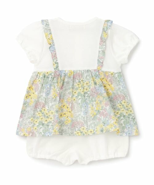 Sophie la girafe / キリンのソフィー ロンパース | 花柄ショートオール【日本製】 | 詳細1