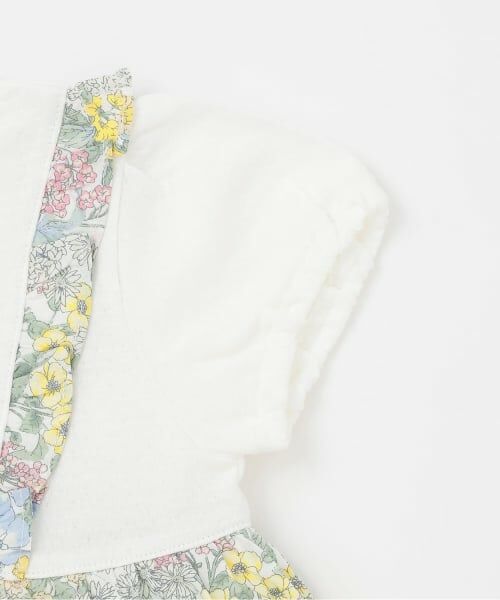 Sophie la girafe / キリンのソフィー ロンパース | 花柄ショートオール【日本製】 | 詳細3