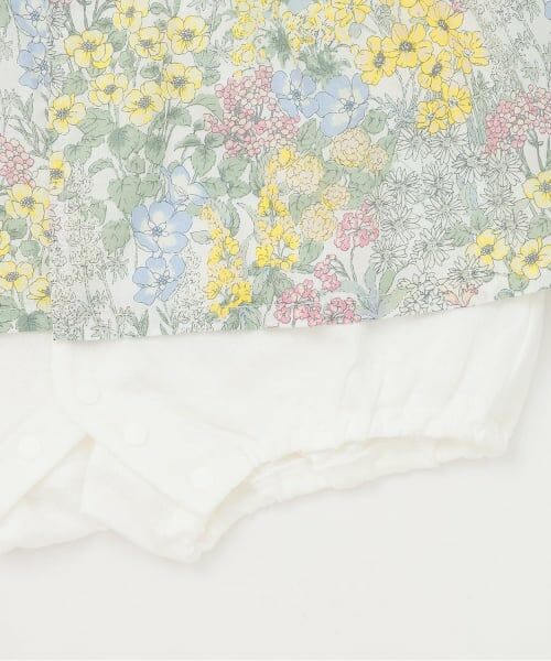 Sophie la girafe / キリンのソフィー ロンパース | 花柄ショートオール【日本製】 | 詳細5