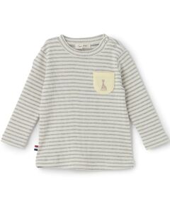 Sophie la girafe / キリンのソフィー ベビー・キッズウエア | テレコボーダー長袖Ｔシャツ【日本製】