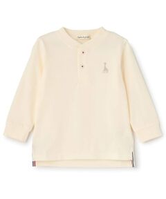 Sophie la girafe / キリンのソフィー Tシャツ | ヘンリーネック長袖Ｔシャツ