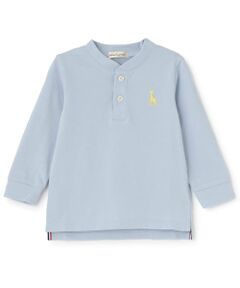 Sophie la girafe / キリンのソフィー Tシャツ | ヘンリーネック長袖Ｔシャツ