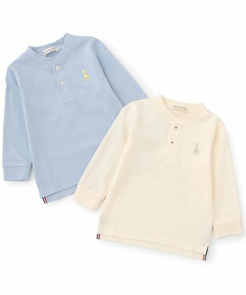 Sophie la girafe / キリンのソフィー Tシャツ | ヘンリーネック長袖Ｔシャツ | 詳細6