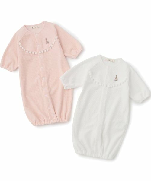 Sophie la girafe / キリンのソフィー ロンパース | 水玉ベロア2WAYオール【日本製】 | 詳細10