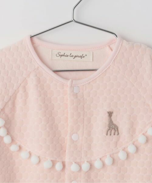 Sophie la girafe / キリンのソフィー ロンパース | 水玉ベロア2WAYオール【日本製】 | 詳細3