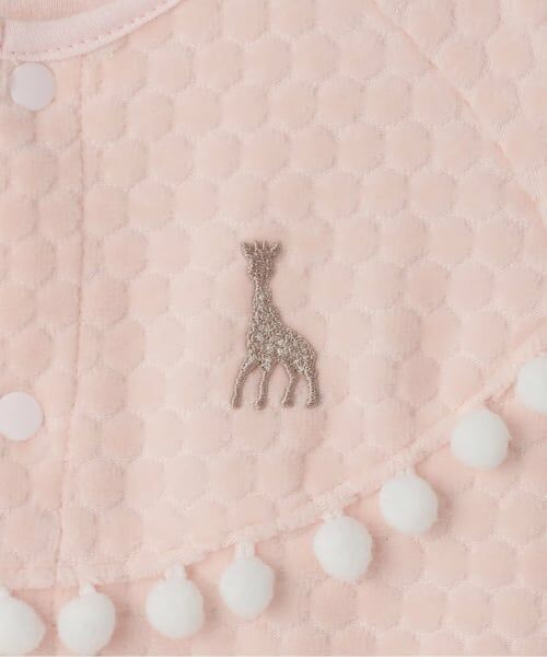 Sophie la girafe / キリンのソフィー ロンパース | 水玉ベロア2WAYオール【日本製】 | 詳細5