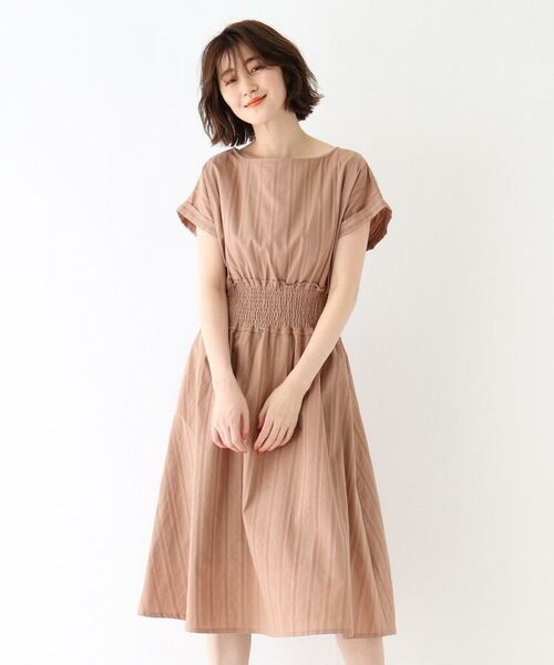 セール 大きいサイズあり 13号 カラミレース ウエストシャーリングワンピース ミニ丈 ひざ丈ワンピース Soup スープ ファッション通販 タカシマヤファッションスクエア