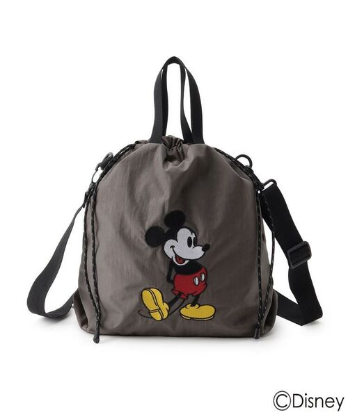 ディズニー ミッキーマウス ウォッシュナイロン巾着 ショルダーバッグ Soup スープ ファッション通販 タカシマヤファッションスクエア