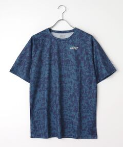 超速乾総柄Tシャツ メンズ 春 夏