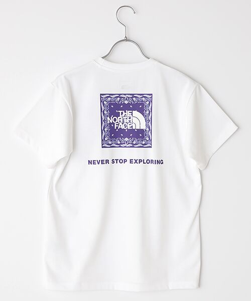 SPORTS MARIO / スポーツマリオ Tシャツ | ノースフェイス THE NORTH FACE 【正規取扱店】S/S BANDANA SQUARE LOGO TEE ショートスリーブ バンダナ スクエア ロゴ ティー レディース  | 詳細1