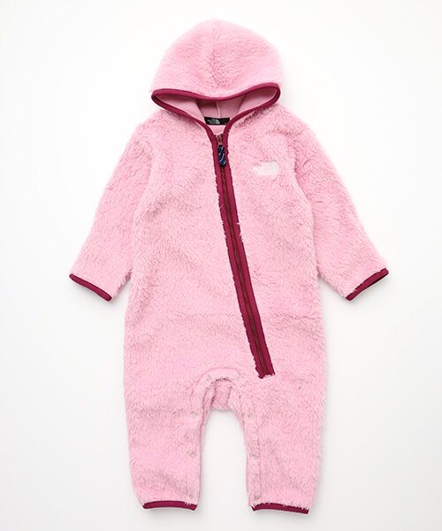 SPORTS MARIO / スポーツマリオ ロンパース | ノースフェイス Sherpa Fleece Suit シェルパ フリース スーツ ベビー 秋 冬 ブラウン ピンク ネイビー | 詳細8