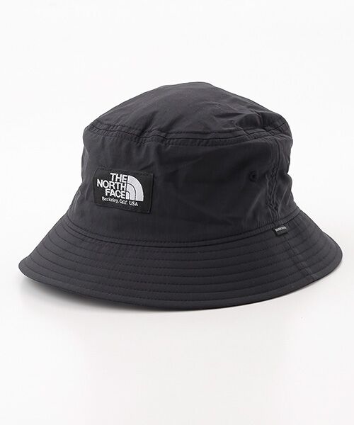 SPORTS MARIO/スポーツマリオ ザ・ノース・フェイス THE NORTH FACE CAMP SIDE HAT キャンプサイドハット ユニセックス 帽子 ナイロン カジュアル 登山 アウトドア トレイル 速乾 UV NN02345 K/ブラック M